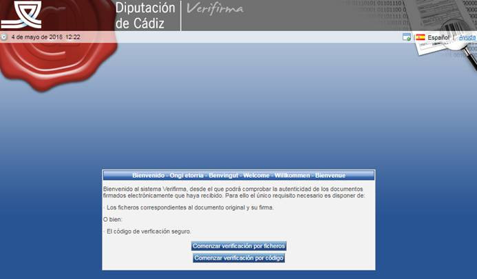 Plataforma de verificación de Verifirma